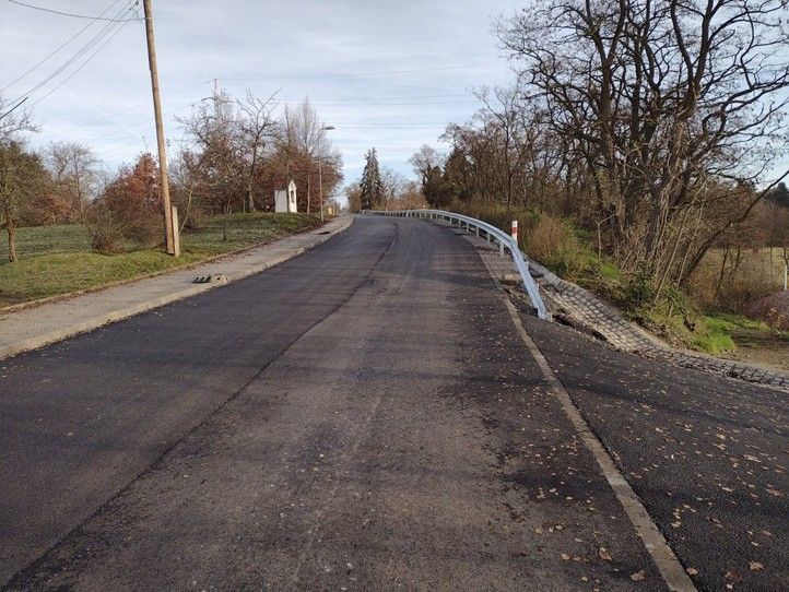 Cesta do Hradiště opět průjezdná po náročné rekonstrukci za 36 milionů