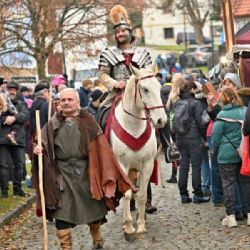 Na Boleveckou náves zavítal svatý Martin
