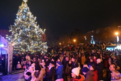 obrázek:Vánoční stromy na Jedničce už svítí