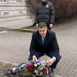 Vedení obvodu uctilo památku Josefa Hlavatého