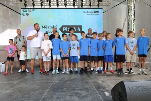 obrázek:Čtyřka jako každoročně ocenila na Sportmanii Plzeň své sportovce