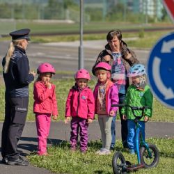 Děti z plzeňských mateřinek se učí dopravní výchovu