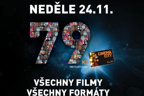 obrázek:Do multiplexu za 79 Kč? Levná neděle v Cinema City je tady