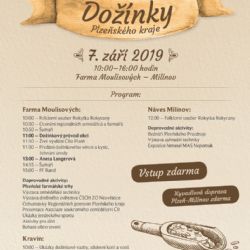 Krajské dožínky v Milínově nabídnou Anetu Langerovou i farmářské trhy