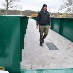 Lemova lávka v Hradišti pro pěší a cyklisty je po opravě opět průjezdná