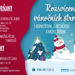 Rozsvícení stromků doprovodí koncerty