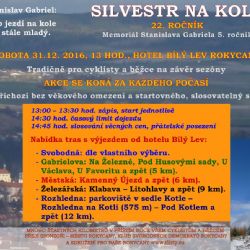 Silvestr na kole můžete prožít v Rokycanech