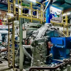 Turbína z Plzně v Kalundborgu produkuje elektřinu, vodu i páru