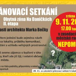 V Nepomuku budou dnes diskutovat o zóně Na Daníčkách