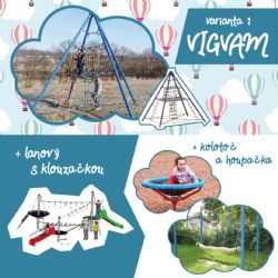 Vigvam, loď nebo strom. Prvek pro skvrňanské hřiště vyberou obyvatelé