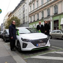 Hyundai IONIQ zahajuje provoz ekologického Car-Sharing konceptu ve Vídni