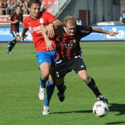 Fotbalisté Viktorie Plzeň porazili Viktorii Žižkov 3:2