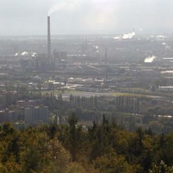 Plzeňané se baví lezením po komínech