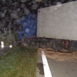 Nehoda kamionu zablokovala rozvadovskou dálnici