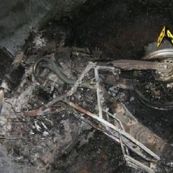 Při nehodě ve Strašicích uhořel motorkář