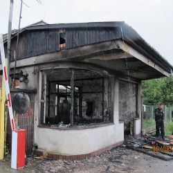 Než přišel vrátný ve Dvorci z obchůzky, shořela mu vrátnice