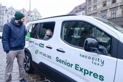 obrázek:Plzeň zlevňuje Senior Expres, nově za 50 Kč s EcoCity TAXI