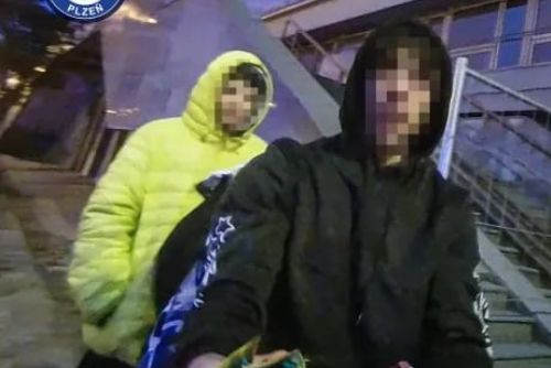 obrázek:Honička kolem večerky skončila dopadením dvou nezletilých zlodějů