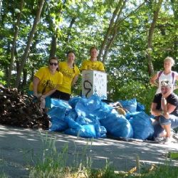 Plzeňský centrální obvod se zapojil do úklidové akce organizace Trash Hero