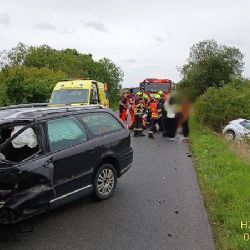 Vážná čelní srážka v Plzni - Na Výsluní